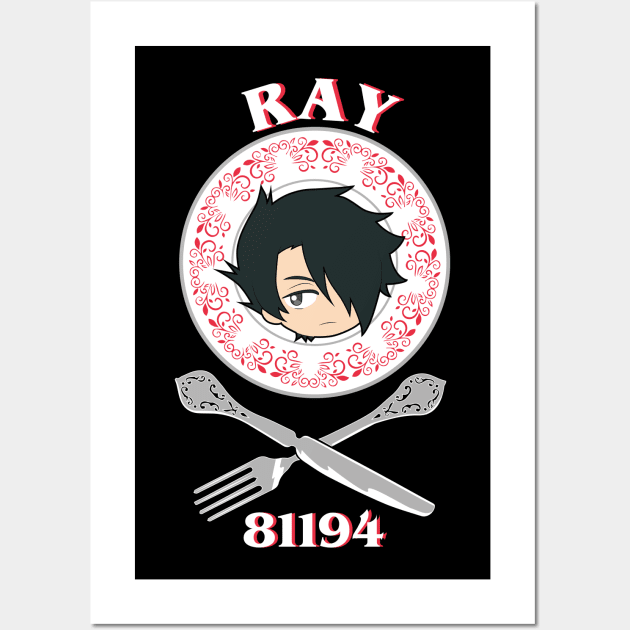 THE PROMISED NEVERLAND: RAY CHIBI Wall Art by FunGangStore